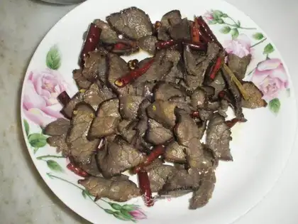 fried dried beef