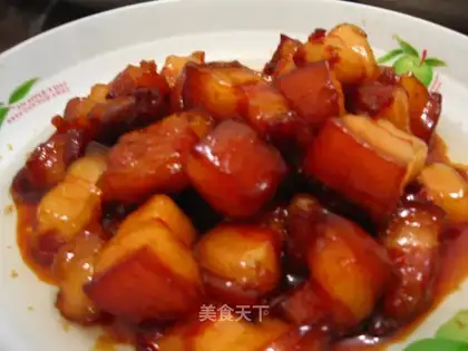 Braised pork with honey sauce