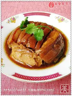 braised pork with plum vegetables