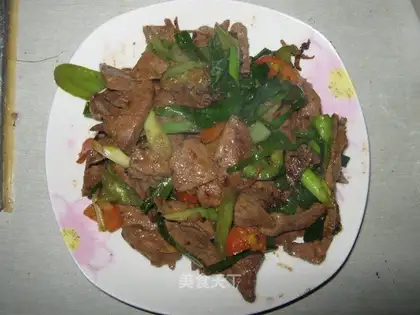 Colorful pig liver