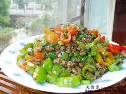 stir-fried snail meat