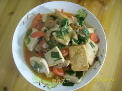Pan-fried tofu