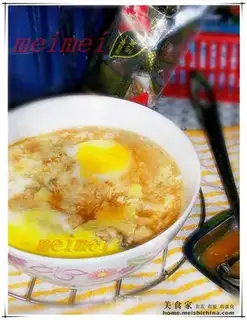 Steamed pork with mushroom