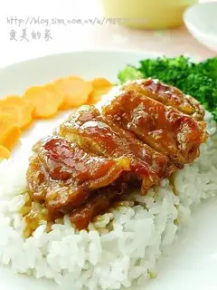 Shiyaki chicken leg rice