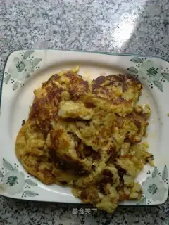 Milk curry potato cake