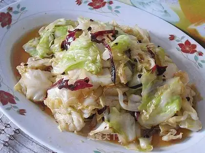 Spicy cabbage