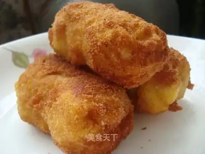 Banana sliding chicken