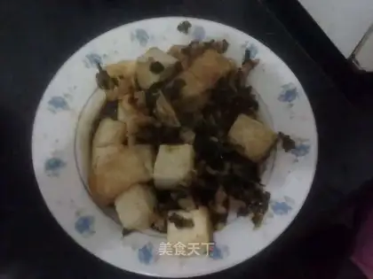 Pickled vegetables stinky tofu
