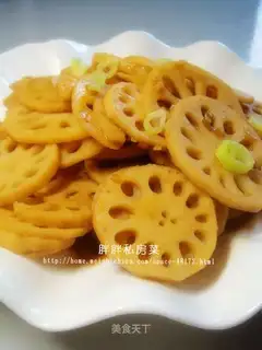 Vinegar lotus root slices