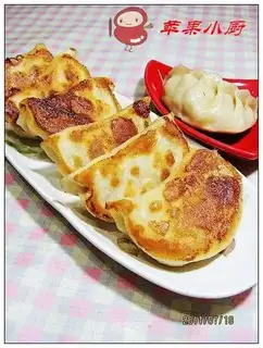 Celery and pork pot stickers
