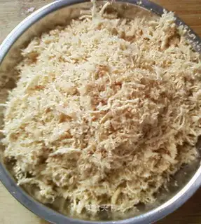 Salt-free baby meat floss