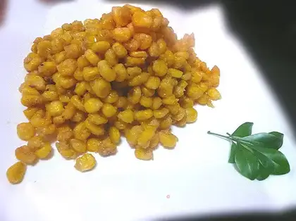 crab yellow corn