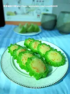 Potato stuffed bitter gourd