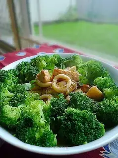 Mixed brocade seafood broccoli