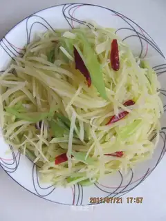 hot and sour potato silk