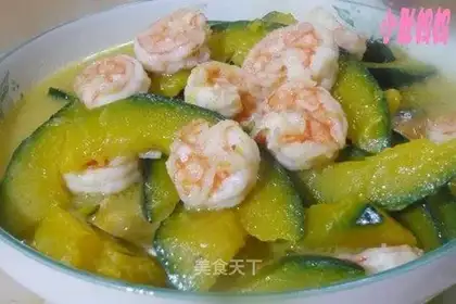 Pumpkin shrimp