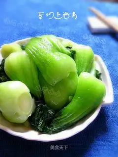 stir-fried Shanghai green