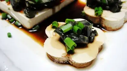 Preserved egg tofu