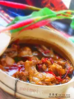 Braised chicken in beer