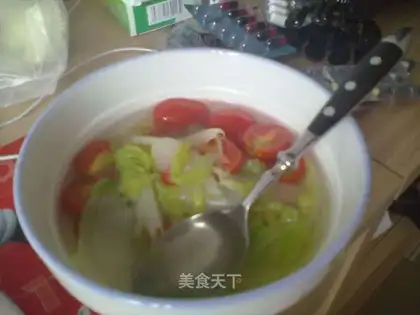 Baby vegetable tomato soup
