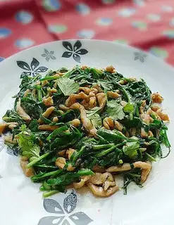 stir-fried leeks with shredded chicken