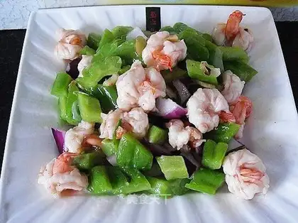 Salted melon and shrimp balls