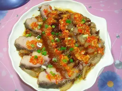 Steaming cured meat