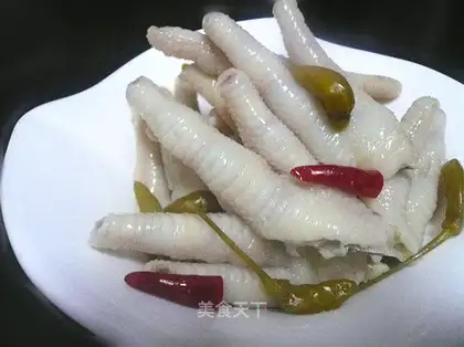 pickled chicken feet