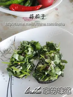 Garlic eggplant