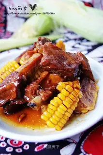 Ribs with corn