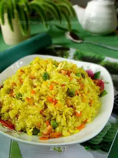 Curry egg fried rice