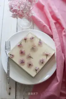 Sakura cheesecake