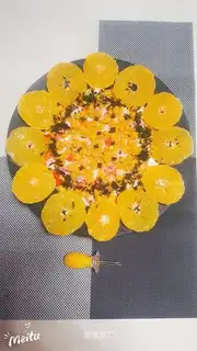 Sunflower fruit salad