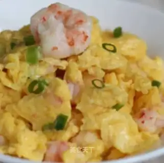 Shrimp fried eggs