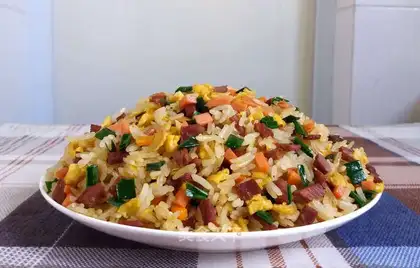 Beef egg fried rice