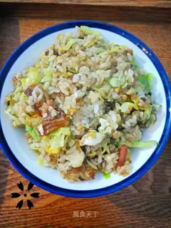 Soy sauce and egg fried rice