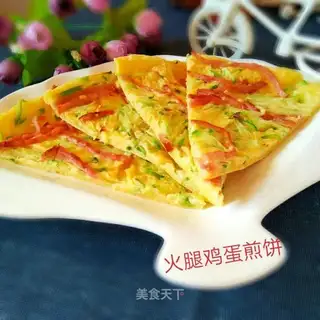 Ham egg pancakes