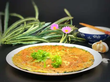 Cream fried eggs
