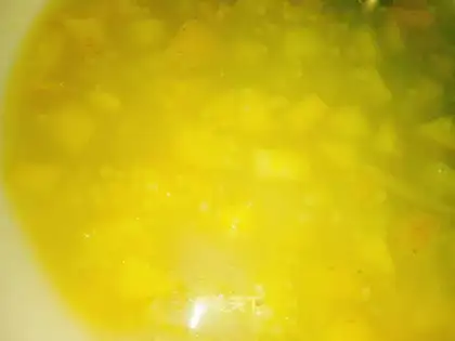 Apple rice porridge