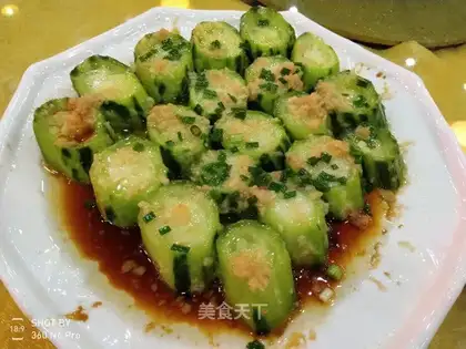 Garlic silk melon