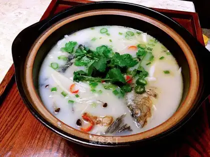Soyfish tofu mushroom soup