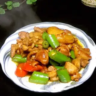Chicken leg and rice