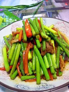 Garlic fried meat