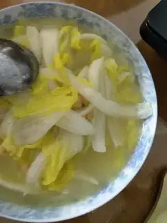 We'll have soup and doll food