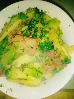 The broccoli fried the liver