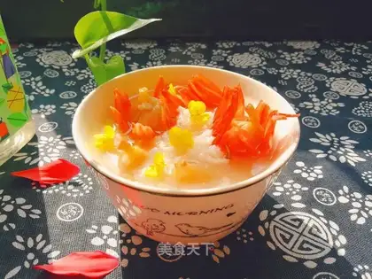 The roses are figs and rice congee