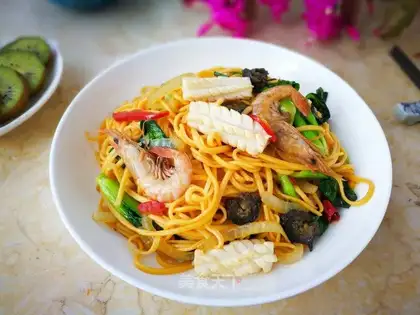 Seafood noodles