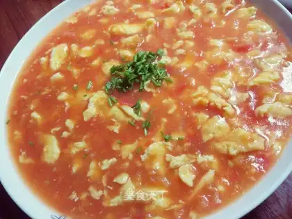 Tomato fried eggs