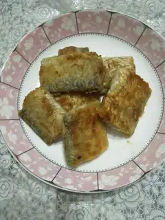 Fried swordfish