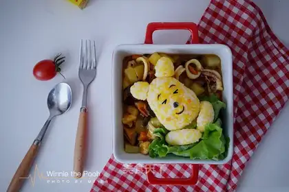 Winnie Bear Curry Seafood
